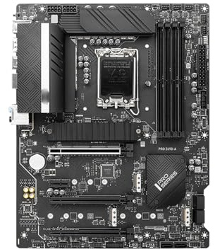 Scheda madre del gioco Scheda madre Fit For MSI PRO Z690-A DDR4 LGA 1700 ATX Z690 supporta CPU di 12a generazione I5-13600KF I7-13700KF I9-13900KF 4×DDR4(OC) M.2 SATA III