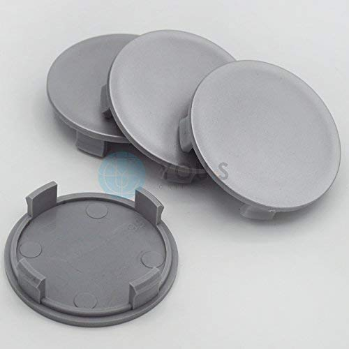 4 x YOU.S Nabenkappen Nabendeckel Felgendeckel 55,5-51,6 mm - silber
