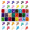 PH PandaHall 480 Stück Acryl-Kreuzperlen, 24 Farben, bunte Kreuz-Charms, Abstandshalter, lose Perlen für Ostern, Eid, Mubarak, Ramadan, Dekoration, Schmuck, Halsketten, Freundschaftsarmbänder,
