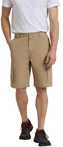 Mountain Warehouse Delta Cargo Mens Stretch Short - Stretchy, UV Protect & Quick Dry Short Pants, Multi Pockets - Spring Summer, Beach, Walking, Hiking, Outdoors