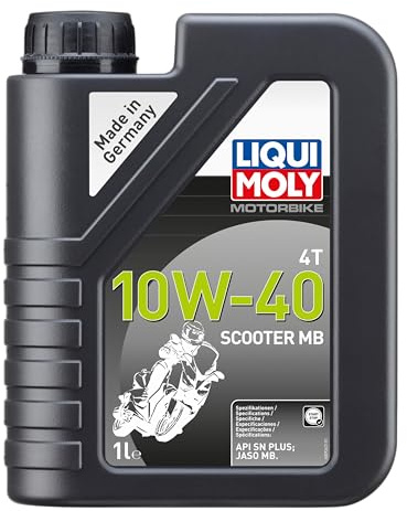 LIQUI MOLY Motorbike 4T 10W-40 Scooter MB | 1 L |Motoröl für 4-Takt-Roller | Art.-Nr.: 20832