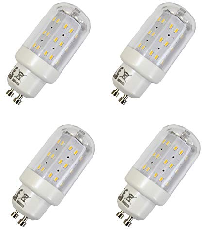 Mili Leuchten 4er Pack LED GU10 Maxiflood 4W Verbrauch - entspricht 40W Helligkeit, Tageslicht (4ER PACK- Neutralweiss)