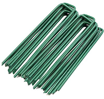 Garten Erdanker Gartenheringe Verzinkte Pflocke Stakes Erdnägel Bodenanker Zeltheringe Landschaft Heftklammern 15cm 20 Stück