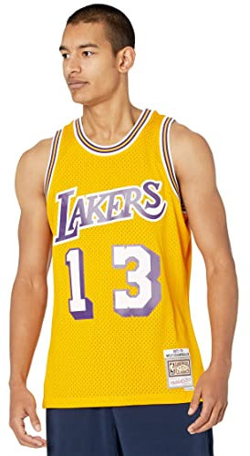 Mitchell & Ness Swingman Trikot für Herren, Helles Gold, L