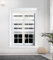 Lister Cartwright Premium Quality Zebra Blind Day & Night Blind Roller Blinds fashionable, White 60 x 165 cm
