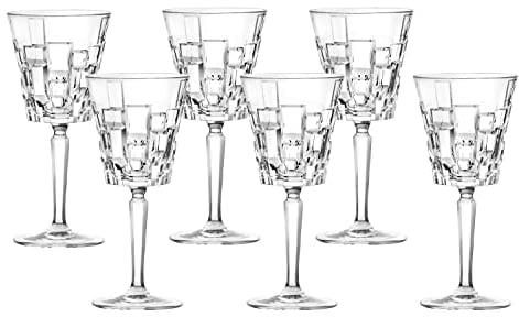 Lorren Home Trends 274368 RCR Etna Set mit 6 Weingläsern, Glas, 20 cl