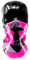 REEFLEXX Grey-Pink Camou Loop, Schlauchschal Halstuch Multifunktionstuch, Camouflage bedruckt und mit Reflektoren atmungsaktiv, für Erwachsene