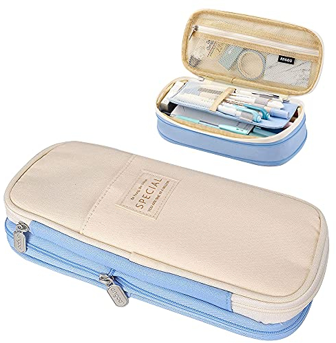 HIQE-FL Mäppchen Mädchen Teenager,Cute Pencil Case,Große Kapazität Federmäppchen,Langlebig Federtaschen,Mäppchen Reißverschluss,Tasche Perfekt Für Schule Büro