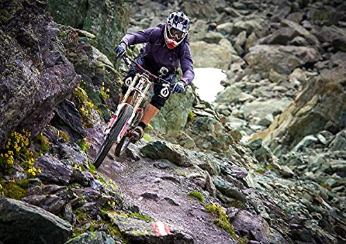 CALVENDO Poster 42,0 x 29,7 cm Querformat Ein Motiv aus dem Kalender Mountainbike Freeride Momente, Poster DIN A3 quer| Bilder, Kunstdruck, Wandbild, Wanddeko, Prints ohne Rahmen