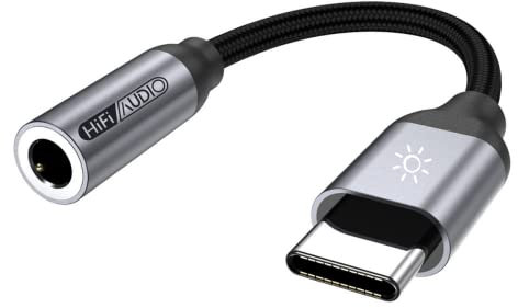 Adaptateur USB C vers Jack 3.5 Aux, Audio Adaptateur Jack Usb C pour Casque, Prise USB C vers Câble Dongle Audio Aux pour Samsung Galaxy S21 S20 Ultra S20+ Note 20 10 S10 S9 Plus, Pixel 4 3 2 XL,iPad