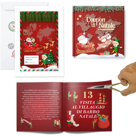 Personalisierte Adventsgutscheine für Kinder - 24 Tage bis Weihnachten Adventskalender 2022 2023 - Originelle Geschenkidee für Mädchen und Jungen