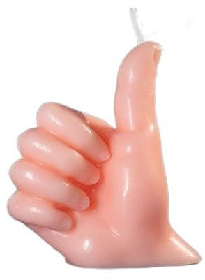 LEEMASING Candele profumate a forma di dito a forma di dito di nicchia divertenti regali stravaganti per matrimoni, compleanni, feste di Natale, rosa