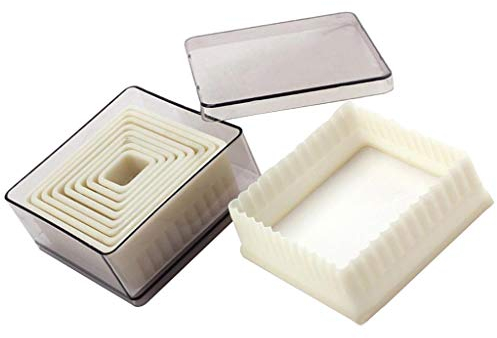 Misppro Lot de 9 emporte-pièces carrés