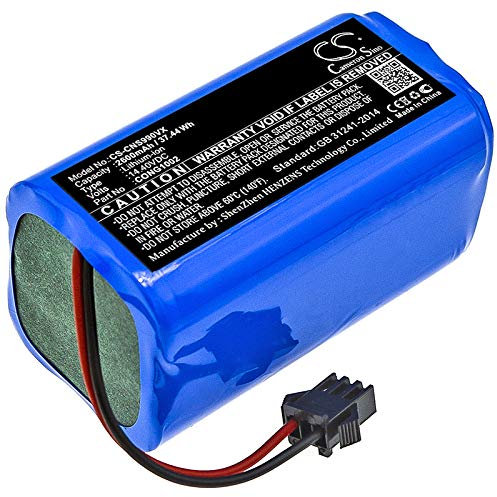 TECHTEK baterías Compatible con [Conga] 1090, 1090 Connected, 1099, 1790 Titanium, 1790 Ultra, 1790 Vital, 990, 990 Vital, Connected, Excellence, Excellence 990, para [CECOTEC] Conga 1090, Conga FBA