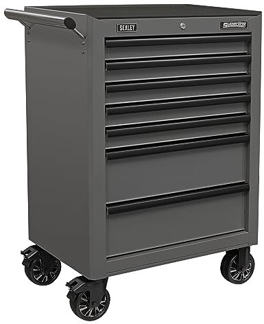 Sealey Superline Pro® 7 Drawer Rollcab/Tool Chest on Wheels with Ball-Bearing Slides - AP26479TG