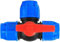 Kugelhahn, Absperrventil, 1/2 3/4 1 2 3/, T-Typ PE-Schnellverbindungsrohrverschraubung 20/25/32/40/50/63 mm (Farbe: blauer Typ, Größe: 20 mm) (Farbe: blauer Typ, Größe: 25 mm) ( Color : Blue Type