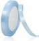 Hellblau 10mm Breit Satinbands, 22 Meters Schleifenband, Geschenkband für Geschenkverpackungen, DIY Handwerk, Blumensträuße, Nähprojekte, Schleifenherstellung, Geburtstags- und Hochzeitsdekorationen