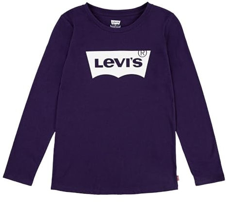 Levi's LVG L/S Batwing Tee T-Shirt, Grape Levis, 3-4 Anni Bimba
