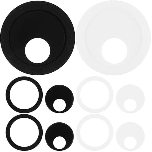Uonlytech Camera Vinyl Covers, 6pcs Reusable Webcam Cover Sticker Protect Privacy and Security Camera Slider for Laptop Pc Cell Phone More Accessories