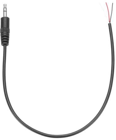 sourcing map 3.5mm Male Jack to Bare Wire Open End Replacement TRS 3 Pole Stereo 1/8 Audio Cable Plug Jack for Earphone Headphone Cable Repair, 0.30m