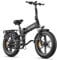 ENGWE ENGINE PRO 2.0 Electric Bicycle for Adults, 52V 16Ah Removable Battery, 20 x 4.0 Inch Fat Tyres (Black)
