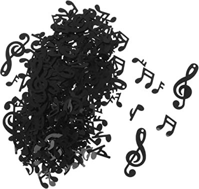 OKUMEYR Geburtstagskonfetti Musiknoten 15g aus Kunststoff für Musikparty