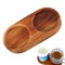Wooden Salt and Pepper Grinder Tray - Mill Rest for Grinders, Less Than 2.4 Inches in Diameter | Wood Tray for Salt & Pepper Accessories, Damp Cloth Wipe, Kitchen & Dining Organization Solution