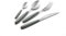 Eme P13BVR/OG Servizio Posate 6 Coltello 6 Forchetta 6 Cucchiaio 6 Cucchiaino Confezione Vetrina 24 Pezzi Modello Vero, Decoro Stampa Sublimatica Colore Olmo Grigio, Nichel Free - Effetto Legno - NEW