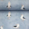 Jersey Baumwolljersey AURICH | maritime Motive | Ökotex | für Babykleidung, und Kinderkleidung | ab 50x150cm (Seagulls, hellblau)