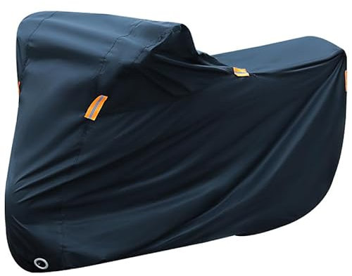 LJLBFB Bache Moto pour Ducati Streetfighter V2/V4 2022-2024, Bâche Moto Imperméable Extérieure – Housse Moto Résistante à L’Eau Anti-UV Anti-Poussière,B/Black