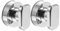 Ipetboom 2Pcs Suction Cup Door Handle Modern No Drill Grip for Bathroom Glass Doors Fridge Cabinets Multi Purpose Suction Cup Knobs with Slip Resistant Texture Strong Hold Design