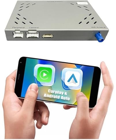 Wireless Carplay Android Auto Carplay Retrofit Kit Decoder für Land Rover/Freelander 2/Discovery 4 Discovery Sport/Range Rover Sport Evoque/Jaguar XE XF XJL e-Pace F-Type/Jaguar with Bosch System
