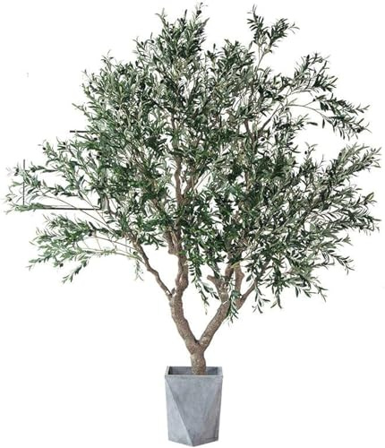 Künstlicher Olivenbaum, Falscher Olivenseidenbaum Mit Ästen Und Früchten, Olivenbäume Indoor Outdoor Für Home Office Wohnzimmer Foyer Veranda Dekor