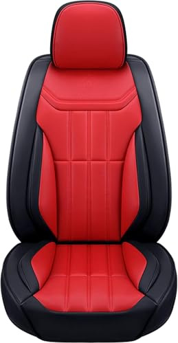 DateYcn Autositzbezüge für BMW 1er 120d E87 130i E87 120i E87 118i E87 116i E87 116d E87 116d E87, 5-Sitzer-Sitzbezug, Autoteile, Rot / Schwarz
