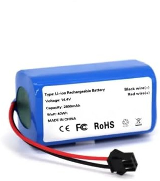 Batería de Repuesto Li-Ion 3500mAh 14.4V, Compatible con Cecotec Conga 950 990 999 1090 1190 1790 1990 5290 Aspiradora Robot Batería(3000mAh)