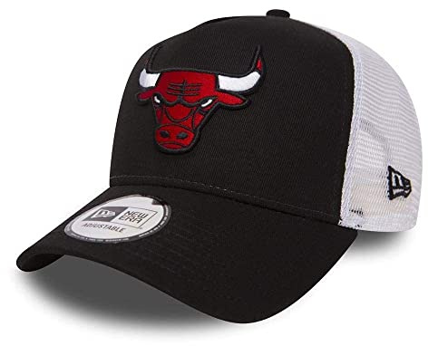New Era Team Essntl Trucker Adjustable Cap Chicago Bulls Schwarz