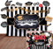 Congratulations Abschlussfeier Hintergrund - Noble Schwarz, Weiß und Gold Thema Fotografie Stoff und Studio Requisiten DIY Kit. Großartig als Foto-Stand Partyzubehör und Prom Banner Dekorationen