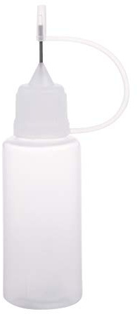 niumanery 1PC 10-50ml Empty Plastic Needle Tip Childproof Cap Dropper Liquid Juice Bottles 20ml