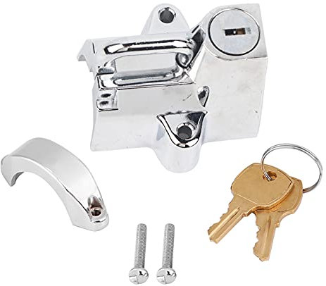 Candado para Casco de Motocicleta, Universal Steel Moto Bike Helmet Lock Gancho Colgar Bloqueo Seguridad con 2 Llaves