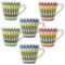 NAMAI - Set 6 Tazzine Caffe - Porcellana - Adatte in Lavastoviglie e Microonde - 50 ML - Tazzine Caffe Particolari - Set Tazzine Caffè - Tazzine da Caffe Particolari - Tazze Caffe -(Puglia 2)