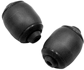 FSProdukte 2 Ersatz - Front - Rollen GRAU kompatibel mit Vorwerk Elektrobürste EB 370 EB370 geeignet zur Reparatur