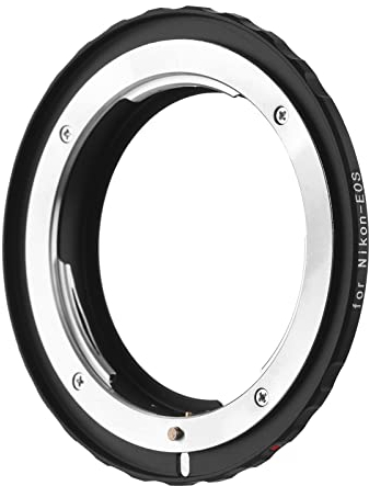 Baugger Anillo Adaptador de Lente de cámara -EOS con reemplazo de Enfoque Infinito para Lente de cámara F/AF AI AI-S a cámaras de Montaje EOS EF/EF-S EOS 1DS 1D 5D 7D 60D 600D