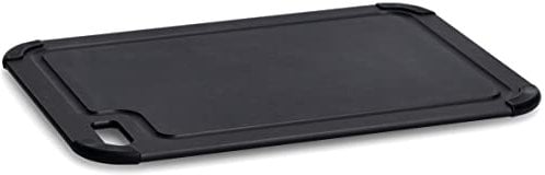 Zeller 26054 Schneidebrett Eco, Holzfaserlaminat, schwarz, ca. 37 x 27,5 x 0,6 cm