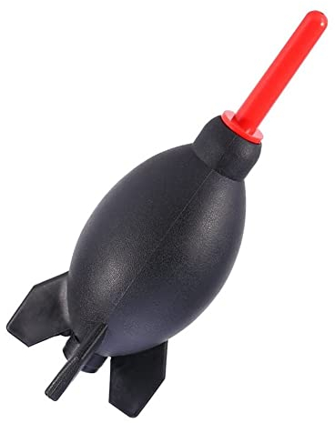 KOMUNJ Soplador de aire, limpieza de cámara Dust Rocket, limpieza de superficies delicadas, soplador de aire de goma suave para sensor de cámara DSLR/lente/filtro
