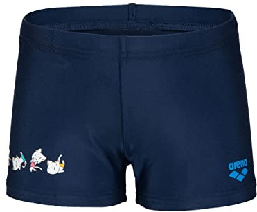 ARENA Damen Friends Swim Short Graphic Navy Badeanzug Schwimmanzug, Marineblau, Einheitsgröße