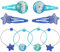 Haarspange Haarring,4 Stück Kinderschmuck+4 Stück Haarschmuck Kinder für Mädchen,Mädchen Haarschmuck,Haarkordeln,Kinderschmuck Haarschmuck,Geschenke für Geburtstag, Neujahr, Advent, Weihnachten