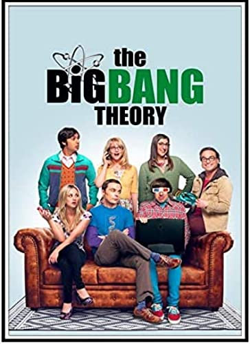Poster The Big Bang Theory Filmplakat, Leinwandgemälde, Poster Und Drucke, Kunstwandbilder, Heimdekoration 50X70Cm Kein Rahmen