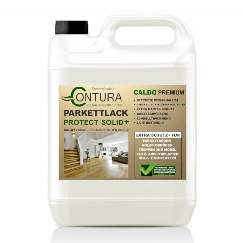 Contura Premium Protect Glänzend Parkettlack Treppenlack Dielenlack Fußbodenlack (5 Liter)