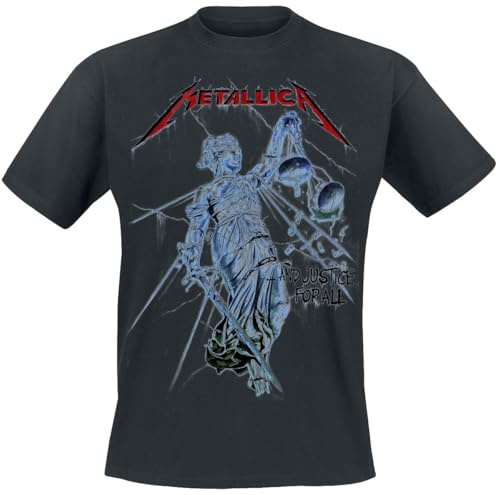 Metallica Blau Justice for All T Shirt