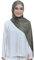 Lina & Lily Damen Hijab Kopftuch Schal mit Glanz-Schimmer Für Muslimische Frauen (Dunkelgrau)